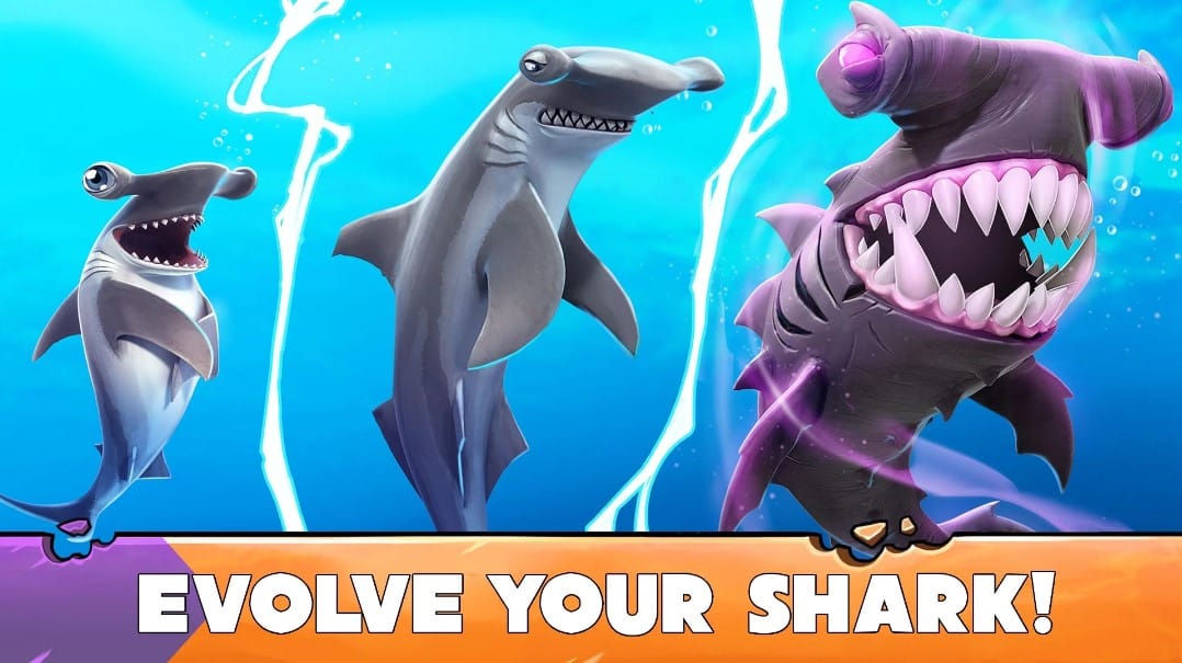 Kumpulan-Hal-Menarik-Dalam-Game-Hungry-Shark-Mod-Apk-Unlock-All-Sharks